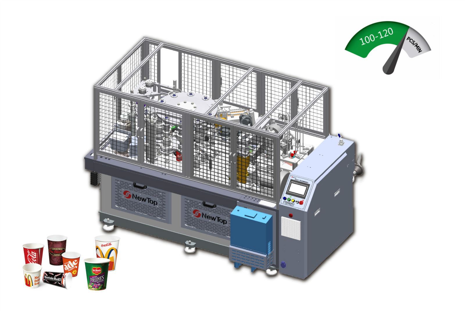 Procedura pakowania maszyny do kubków papierowych